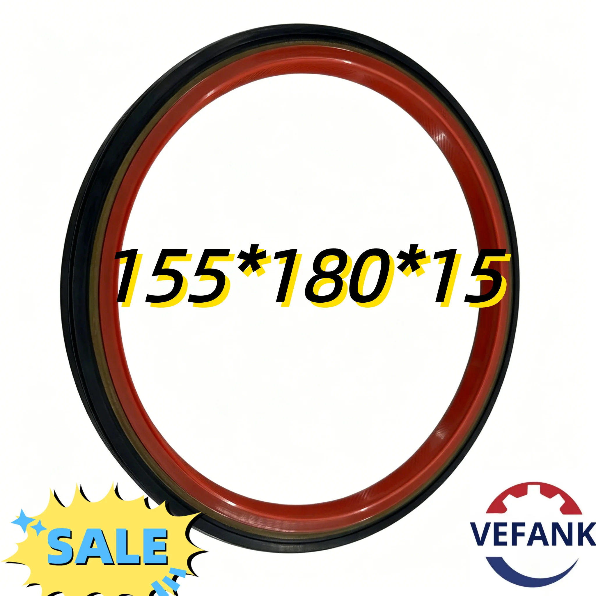 155*180*15 NBR Oil Seal Black Orange Dual Color Heavy-duty High-pressure Resistant High Quality Automotive
155*180*15 NBR Oil Seal Black Orange Dual Color Heavy-duty High-pressure Resistant High Quality Automotive