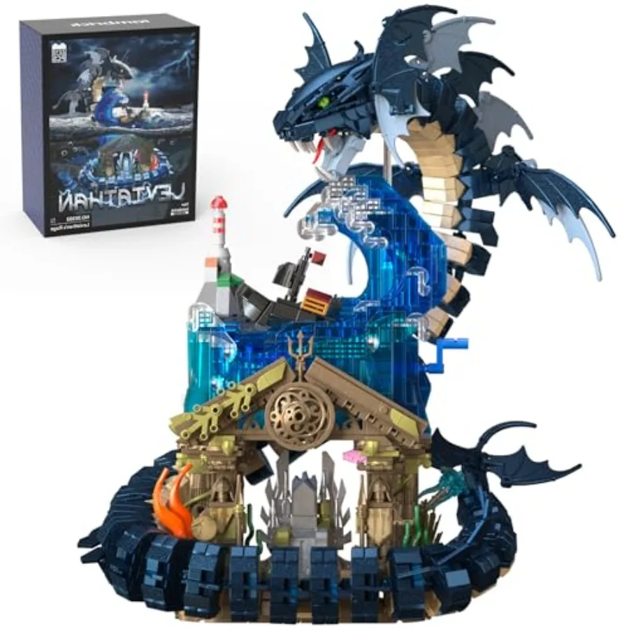 Medieval Building Toys Dragon Set for Adults Teens 14+ ABS Plastic Gray-Red-Black Collectible Display Model with Detailed Sculp
Medieval Building Toys Dragon Set for Adults Teens 14+ ABS Plastic Gray-Red-Black Collectible Display Model with Detailed Sculp