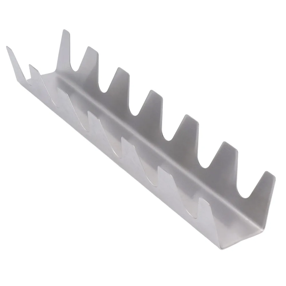 Durable Stainless Steel Taco Holder 6 Grids Heat Proof Taco Stand Burrito Stand Barbecues
Durable Stainless Steel Taco Holder 6 Grids Heat Proof Taco Stand Burrito Stand Barbecues