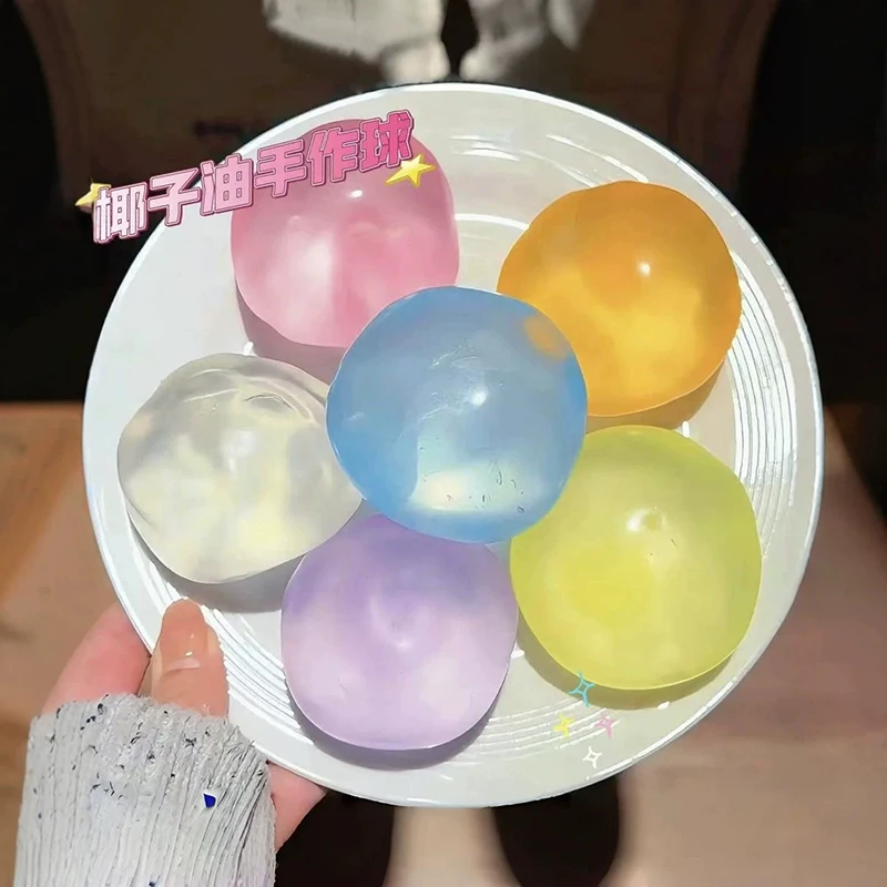 Coconut Oil Stress Ball Shapeable Squeeze Ball Non-Bounce Fidget Toy ASMR Sensory Anti-Stress Festival Gift
Coconut Oil Stress Ball Shapeable Squeeze Ball Non-Bounce Fidget Toy ASMR Sensory Anti-Stress Festival Gift