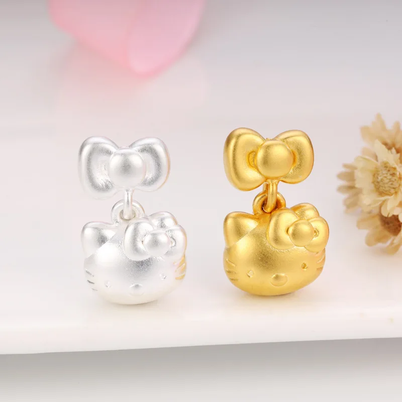 Sanrio animation peripheral sterling silver DIY accessories Hello Kitty small pendant accessories handmade beaded birthday gift
Sanrio animation peripheral sterling silver DIY accessories Hello Kitty small pendant accessories handmade beaded birthday gift