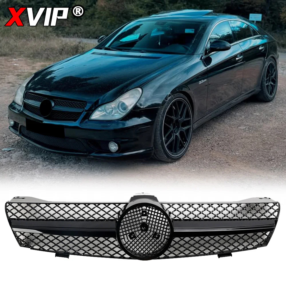 XVIP Glossy Black Front Bumper Grille Racing Grille For Mercedes Benz CLS-Class W219 2005-2008 CLS350 CLS500 CLS550 CLS55 CLS63
XVIP Glossy Black Front Bumper Grille Racing Grille For Mercedes Benz CLS-Class W219 2005-2008 CLS350 CLS500 CLS550 CLS55 CLS63