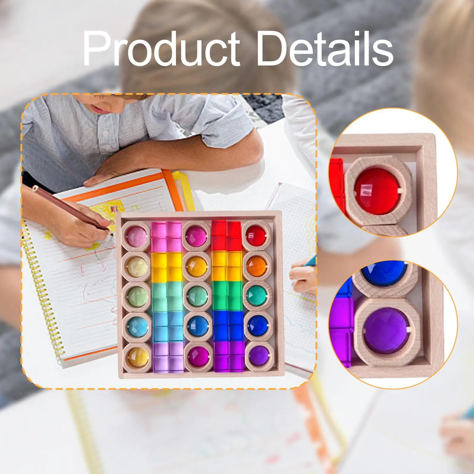 Rainbow GEM Cubes Stacking Toy Building Blocks Stacking Cube Blocks Set for Boys
Rainbow GEM Cubes Stacking Toy Building Blocks Stacking Cube Blocks Set for Boys