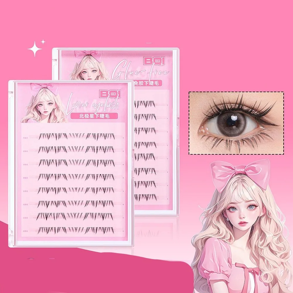 8 Rows North Star Glue Free Lower Eyelashes Girls Sweet Cute Natural Thick Dense Fairy Lashes Transparent Stem False Eyelashes
8 Rows North Star Glue Free Lower Eyelashes Girls Sweet Cute Natural Thick Dense Fairy Lashes Transparent Stem False Eyelashes