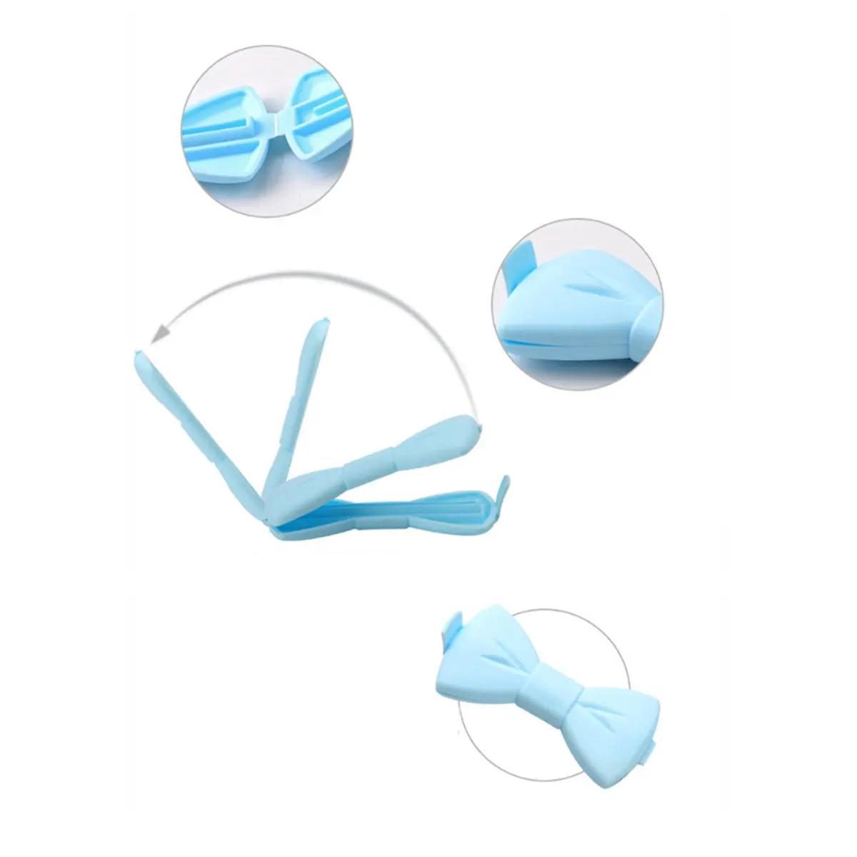 10Pcs Bow-Knot Sealing Clips Food Storage Sealer Clips Reusable Non-Stick Ergonomic Design for Small Bags Milk Powder Salt
10Pcs Bow-Knot Sealing Clips Food Storage Sealer Clips Reusable Non-Stick Ergonomic Design for Small Bags Milk Powder Salt