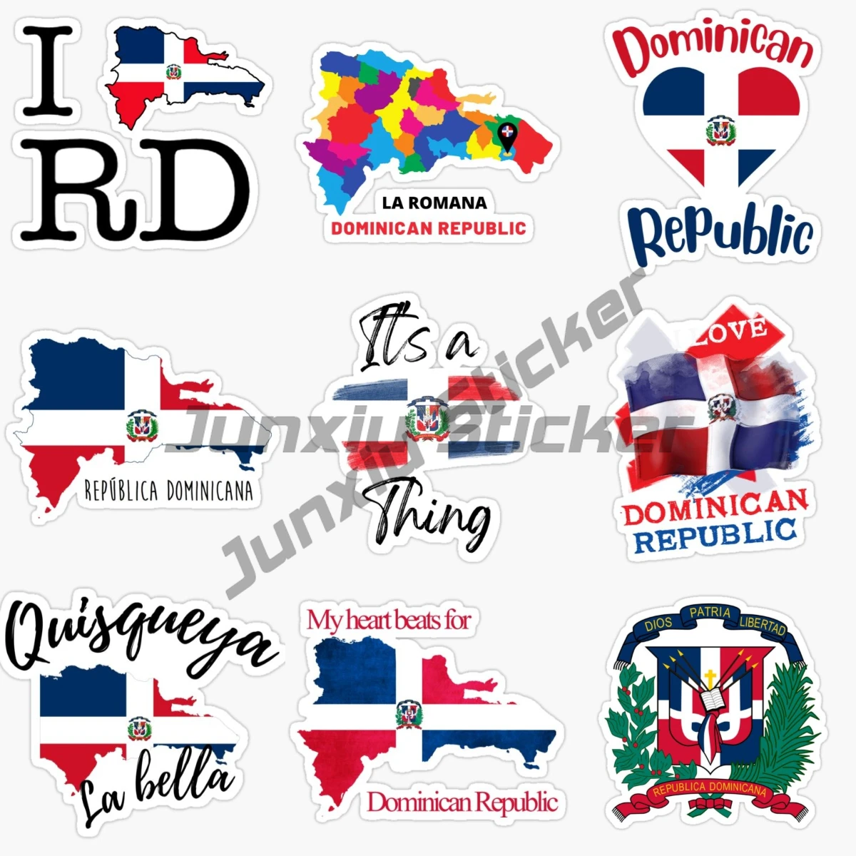 Dominican Republic Flag Country Code DOM Car Stickers Wall Room Truck Motorcycle Car Bumper Bicycle Camper Off-road Glass Decal
Dominican Republic Flag Country Code DOM Car Stickers Wall Room Truck Motorcycle Car Bumper Bicycle Camper Off-road Glass Decal