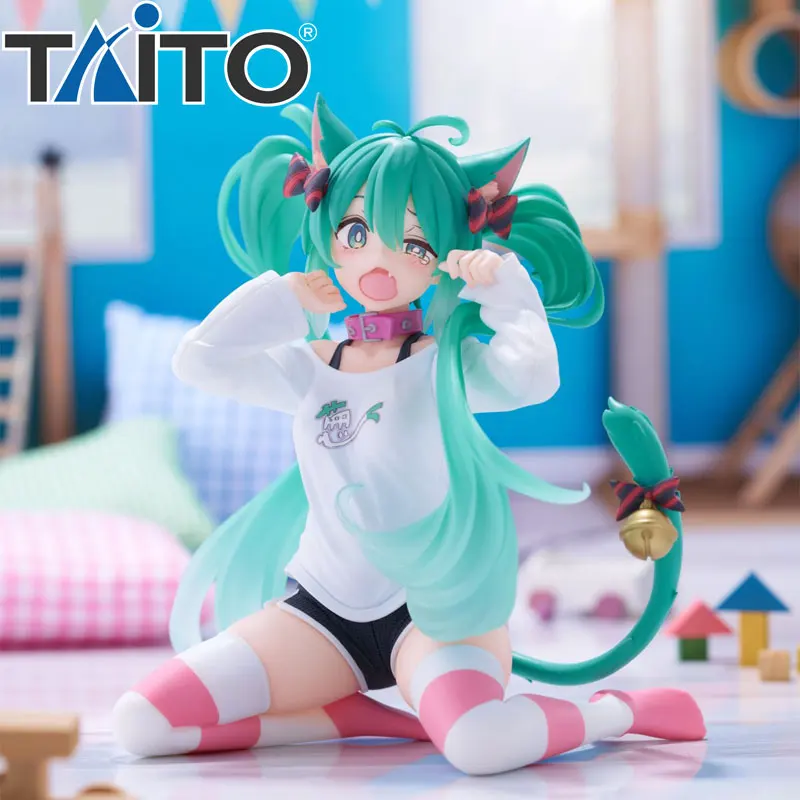 Genuine Original TAITO Japanese Version MIKU Cat Ear Design. Prize Collection Model Anime Action Pvc Figure
Genuine Original TAITO Japanese Version MIKU Cat Ear Design. Prize Collection Model Anime Action Pvc Figure