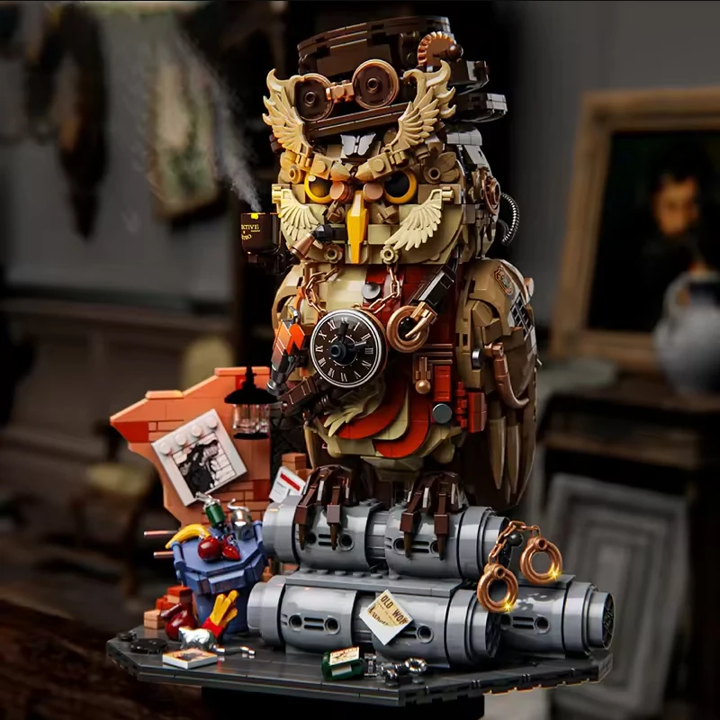 Набор строительных блоков «Сова-детектив» (1200+ деталей), развивающая игрушка-конструктор для детей и взрослых, креативная модель из кирпичиков, подарок
Набор строительных блоков «Сова-детектив» (1200+ деталей), развивающая игрушка-конструктор для детей и взрослых, креативная модель из кирпичиков, подарок