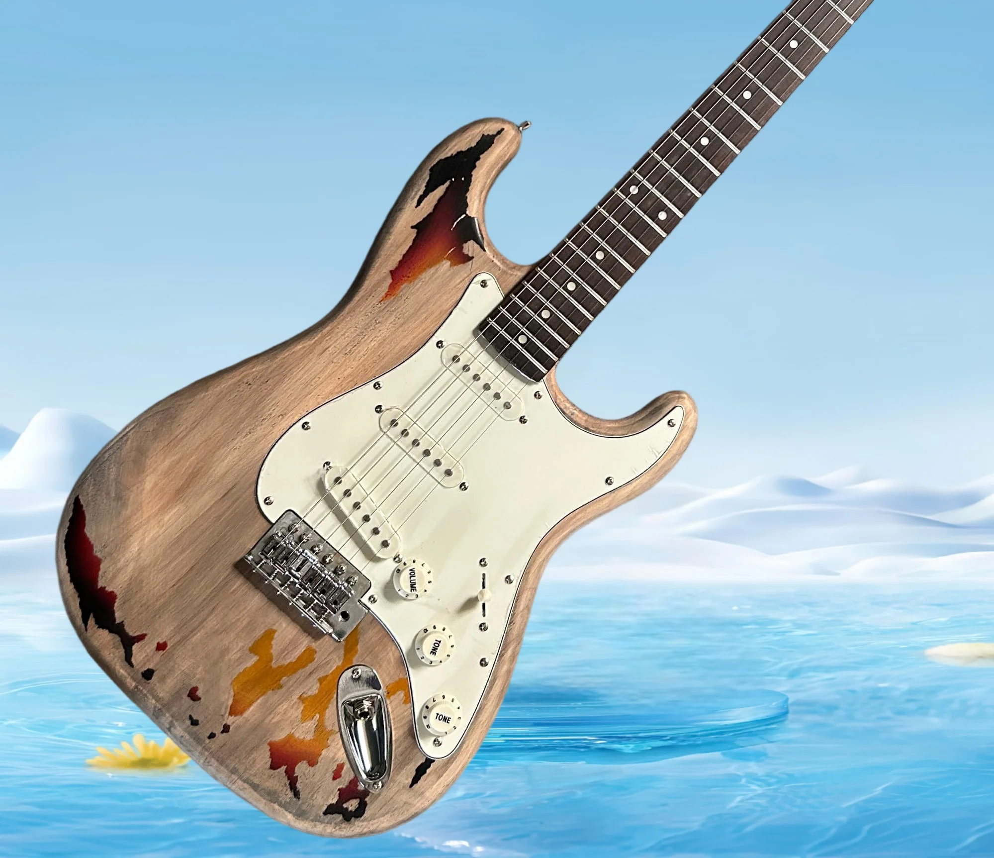 Popular Hot Items Old Wood Guitar SSS Pickup Maple Neck Suitable Rich and Mellow Tone,high quality
Popular Hot Items Old Wood Guitar SSS Pickup Maple Neck Suitable Rich and Mellow Tone,high quality