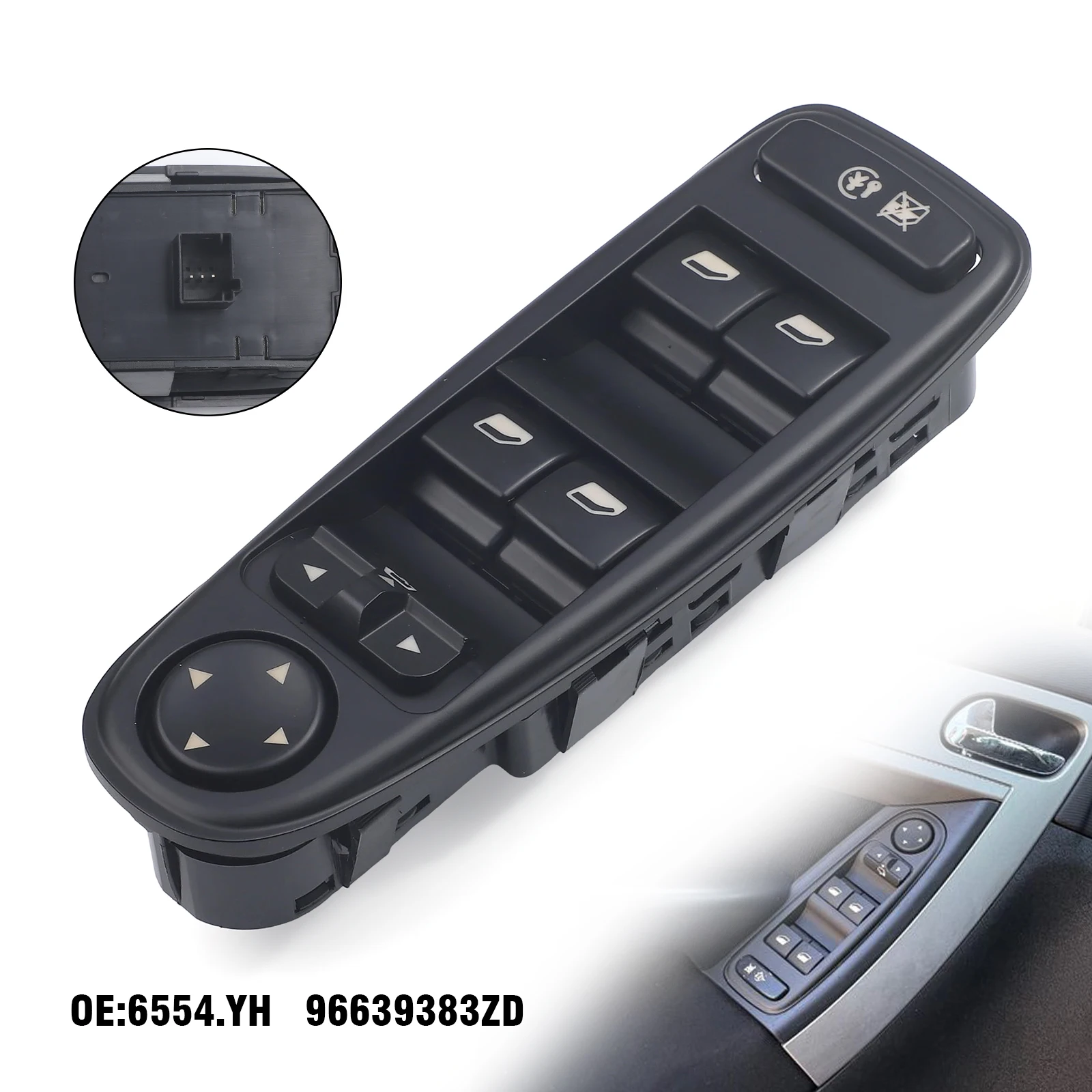 96639383ZD Electric Power Window Master Mirror Control Switch Button For Citroen C4 Grand Picasso 2007-2014 ABS Plastic Switch
96639383ZD Electric Power Window Master Mirror Control Switch Button For Citroen C4 Grand Picasso 2007-2014 ABS Plastic Switch