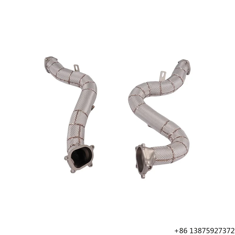 For S6 S7 C7 4.0T Stainless Steel Exhaust Downpipe Front Section with for Cat Back Converter
For S6 S7 C7 4.0T Stainless Steel Exhaust Downpipe Front Section with for Cat Back Converter