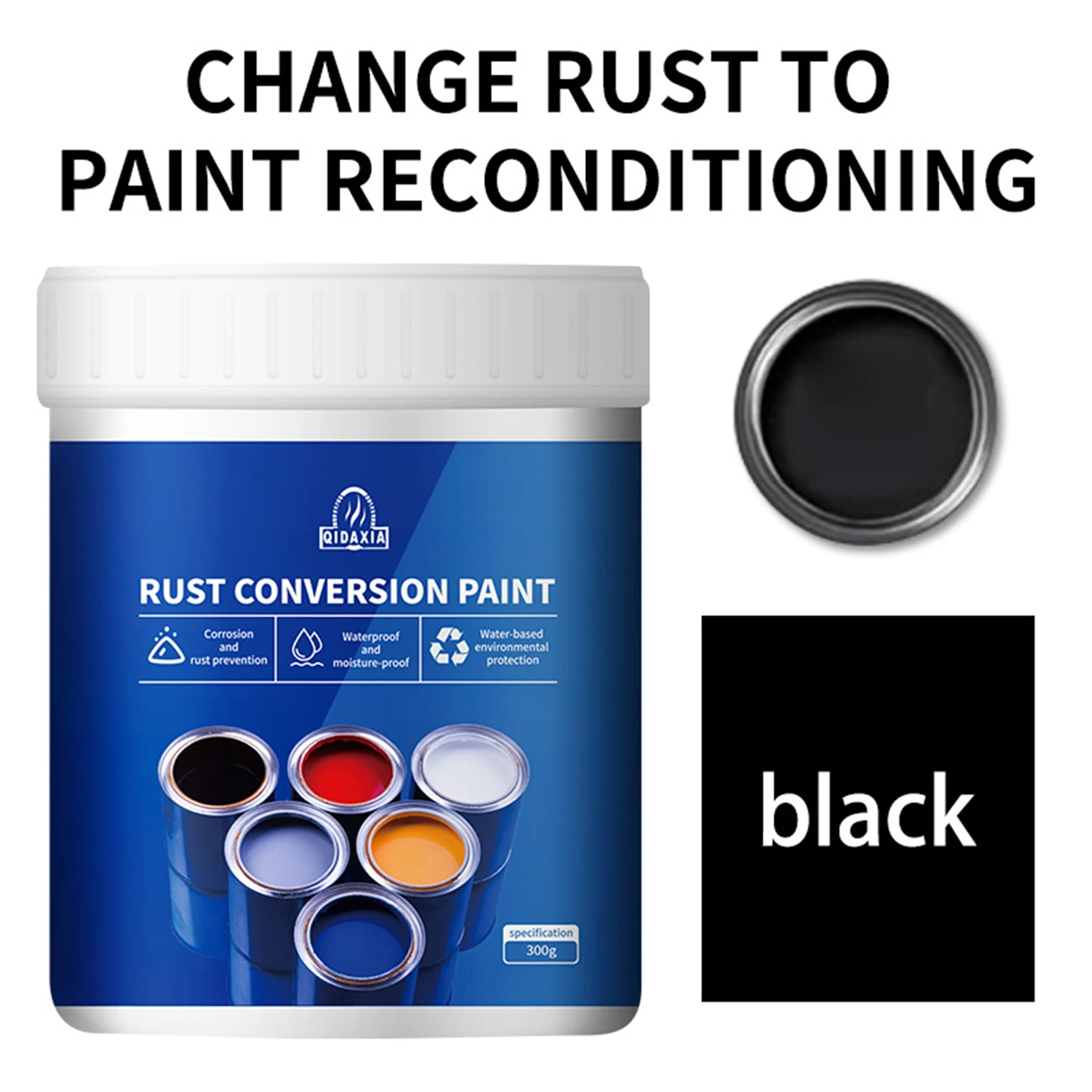 300g Rust Converter tal Water-Based Metallic Agent Anti-Rust Paint tal Primer Lights and Faucets
300g Rust Converter tal Water-Based Metallic Agent Anti-Rust Paint tal Primer Lights and Faucets
