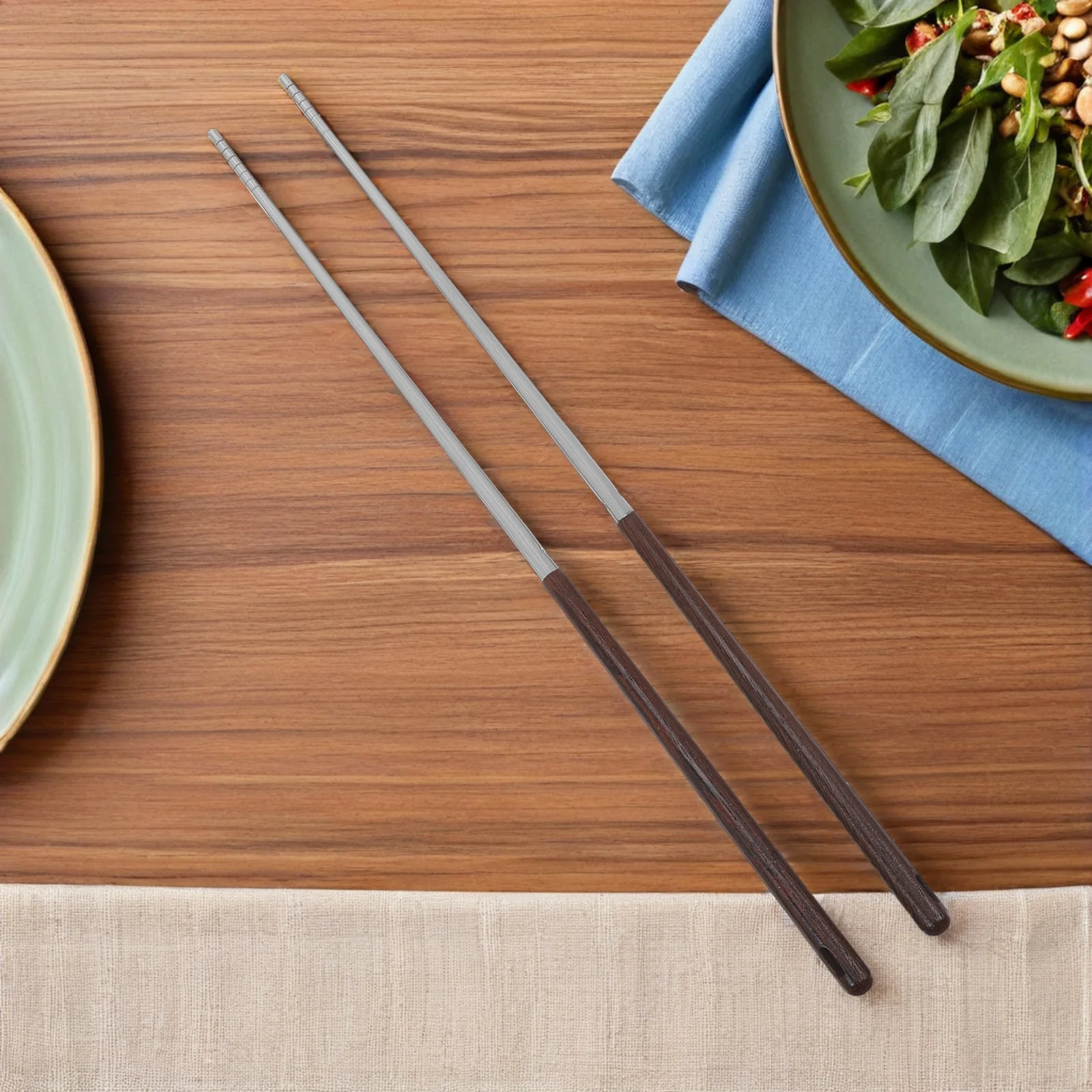 2pcs Stainless Steel Hot Pot Chopsticks 15.7 Inch Long Heat Resistant Cooking Utensils For Noodles Japanese Korean Bbq Asian
2pcs Stainless Steel Hot Pot Chopsticks 15.7 Inch Long Heat Resistant Cooking Utensils For Noodles Japanese Korean Bbq Asian