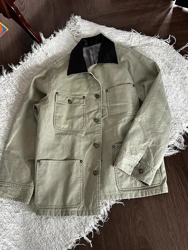 Vintage Muti Pockets Coat Men Unique High Street Oversized Jacket Chic Plus-Size Blazer Cargo Retro Streetwear Fashion Outerwear
Vintage Muti Pockets Coat Men Unique High Street Oversized Jacket Chic Plus-Size Blazer Cargo Retro Streetwear Fashion Outerwear