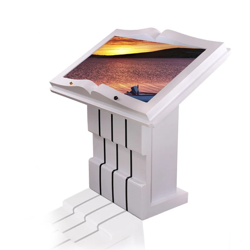 Intelligent Sensor Book Turning Machine Without Touch Inquiry All In One Machine For School/exhibition Mall