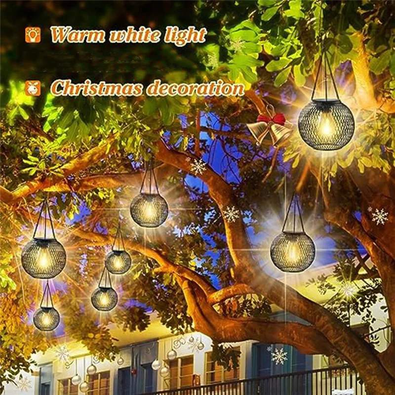 Solar Lanterns Outdoor Solar Light For Outside Decorative Outdoor Hanging Lights For Halloween Christmas
Solar Lanterns Outdoor Solar Light For Outside Decorative Outdoor Hanging Lights For Halloween Christmas