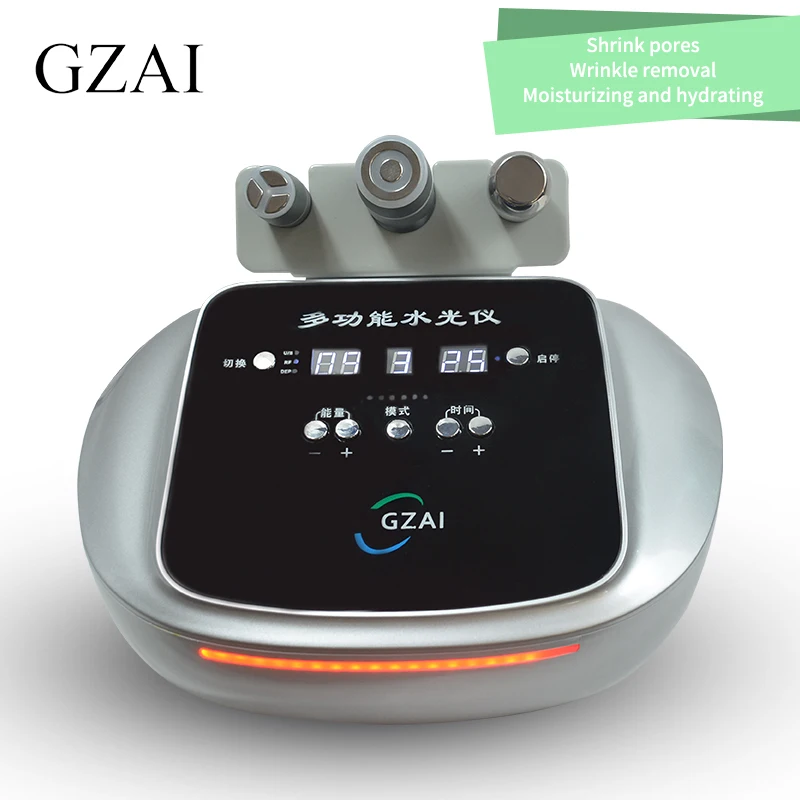 GZAI Multi-functional water and light facial device, reduce wrinkles, moisturize skin, needle-free cosmetic treatment
GZAI Multi-functional water and light facial device, reduce wrinkles, moisturize skin, needle-free cosmetic treatment