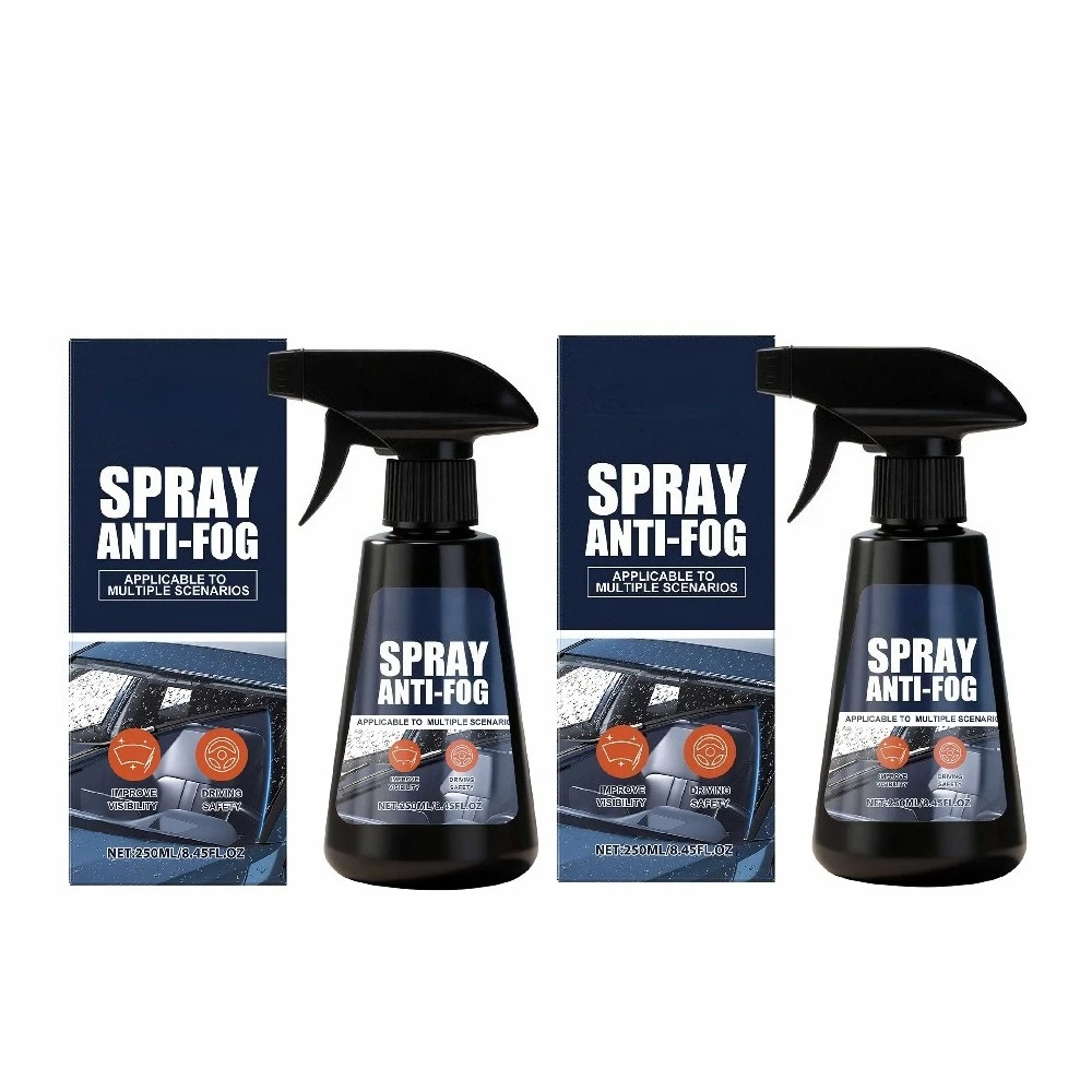 2-Pack Long-Lasting Anti-Fog Spray, Streak-Free, Fits Car Windows/Windshields/Helmets, Ideal for Clear Vision & Gifting
2-Pack Long-Lasting Anti-Fog Spray, Streak-Free, Fits Car Windows/Windshields/Helmets, Ideal for Clear Vision & Gifting