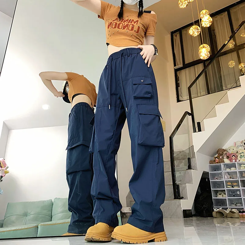 WCFCX STUDIO Y2K Women Cargo Pants Vintage Streetwear Baggy Wide Leg Sweatpants Fashion Casual Drawstring Pocket Trousers
WCFCX STUDIO Y2K Women Cargo Pants Vintage Streetwear Baggy Wide Leg Sweatpants Fashion Casual Drawstring Pocket Trousers