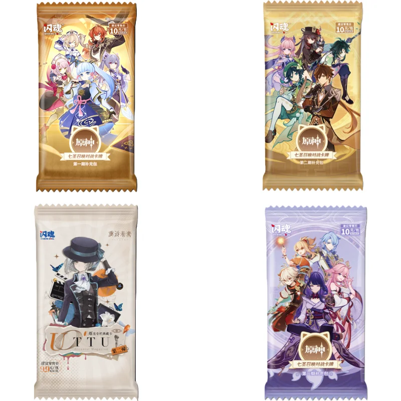 Подлинная боевая карта Genshin Impact Seven Saints Call, фаза I, дополнительная упаковка, коллекционная карта, детские настольные игры
Подлинная боевая карта Genshin Impact Seven Saints Call, фаза I, дополнительная упаковка, коллекционная карта, детские настольные игры