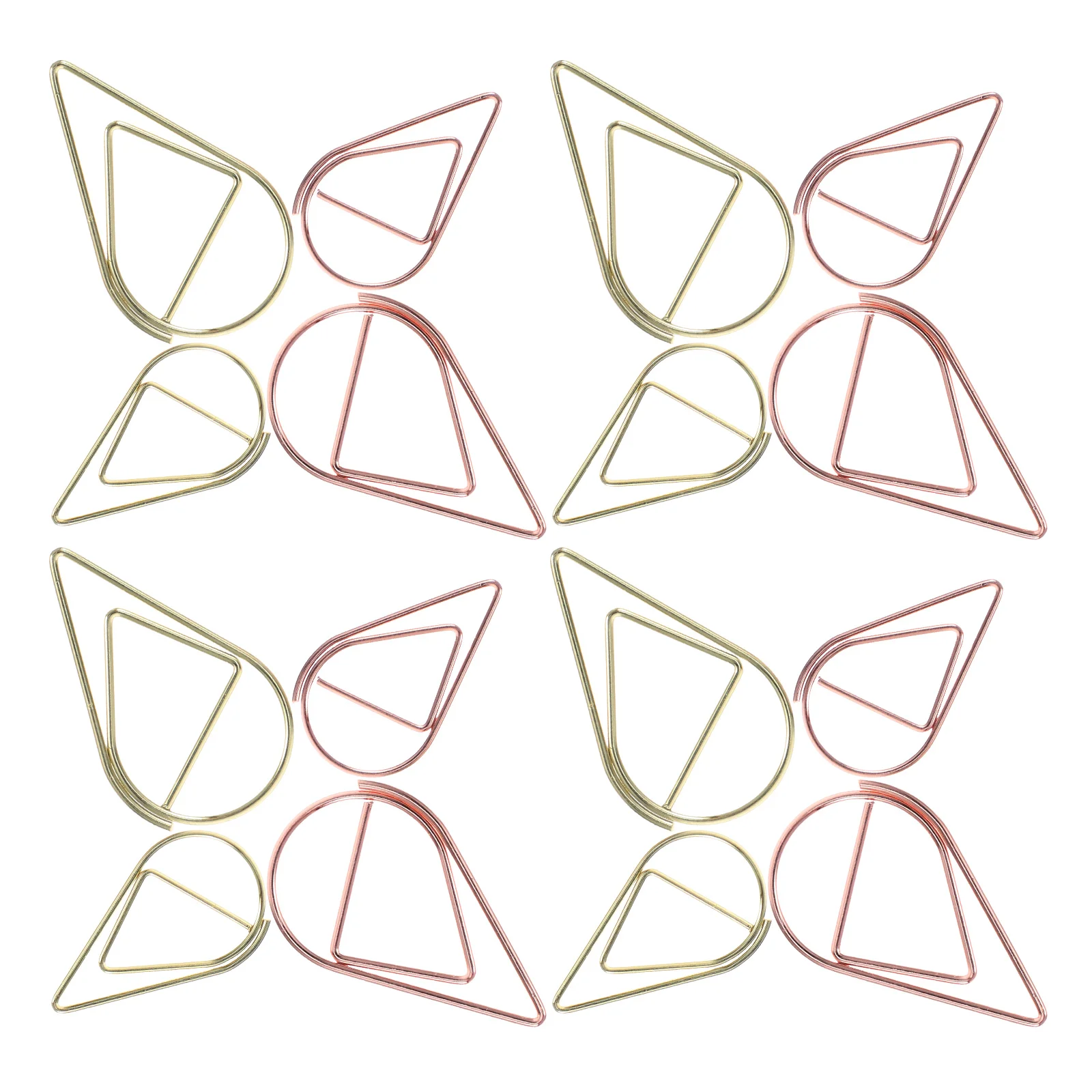 100Pcs Shaped Paper Clips Elegant Metal File Clips for Office School Stationery Craft DIY Projects Document Fixing
100Pcs Shaped Paper Clips Elegant Metal File Clips for Office School Stationery Craft DIY Projects Document Fixing