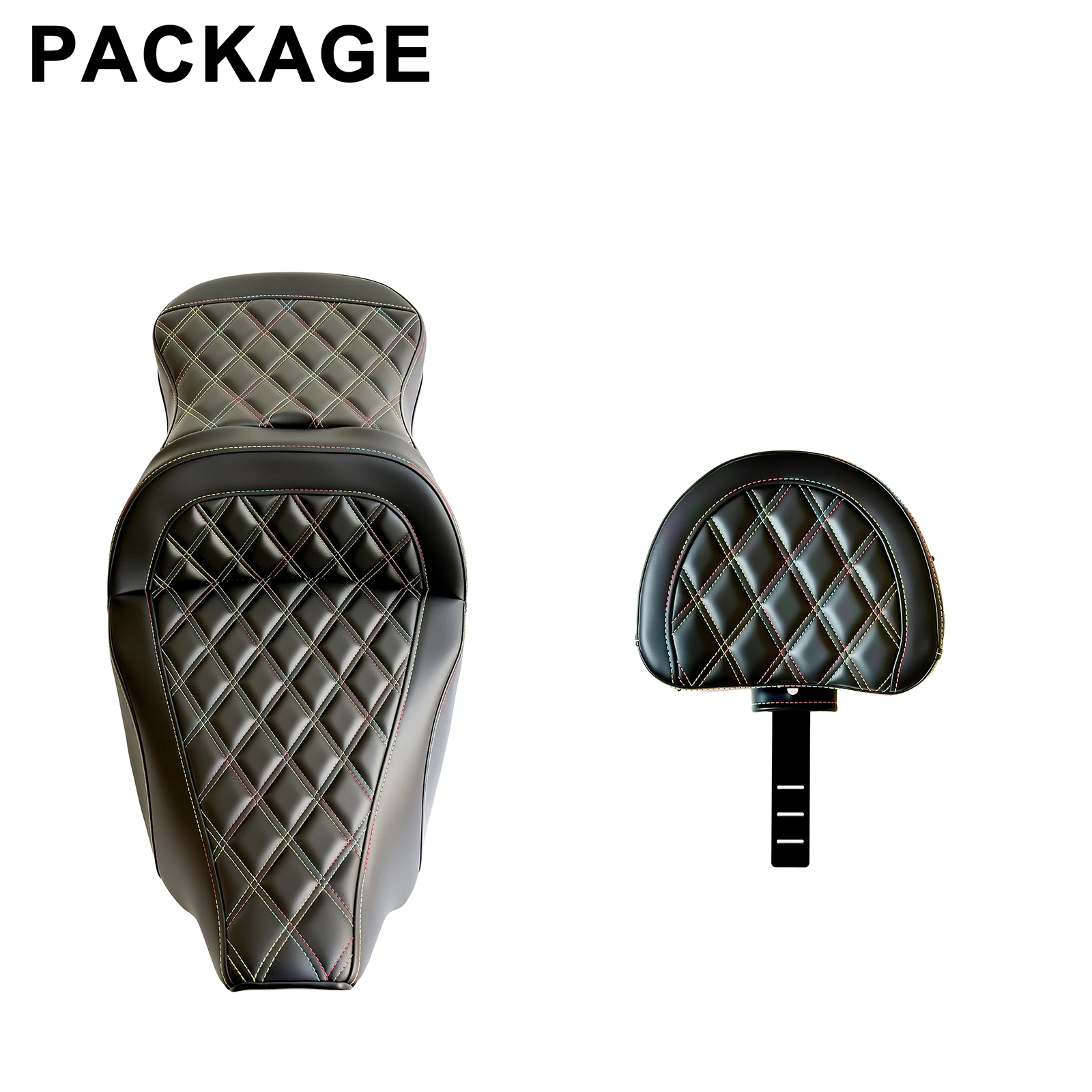 Step Up Motorcycle Sofa Seat Cushion Pad With Driver Backrest For 2008-2023 Harley Touring Street Glide Road Glide Road King
Step Up Motorcycle Sofa Seat Cushion Pad With Driver Backrest For 2008-2023 Harley Touring Street Glide Road Glide Road King