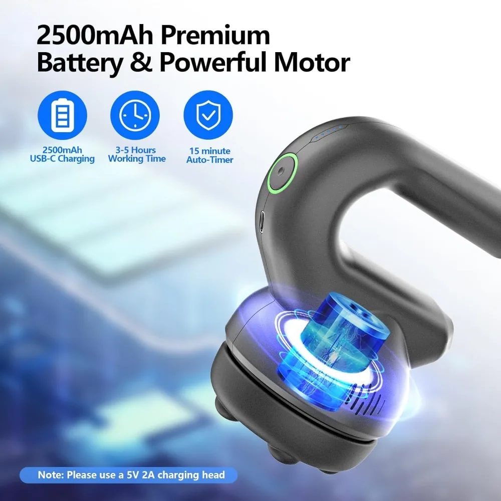 Handheld cushioned track massager with adjustable multi-speed vibration for muscle pain relief massage treatment
Handheld cushioned track massager with adjustable multi-speed vibration for muscle pain relief massage treatment