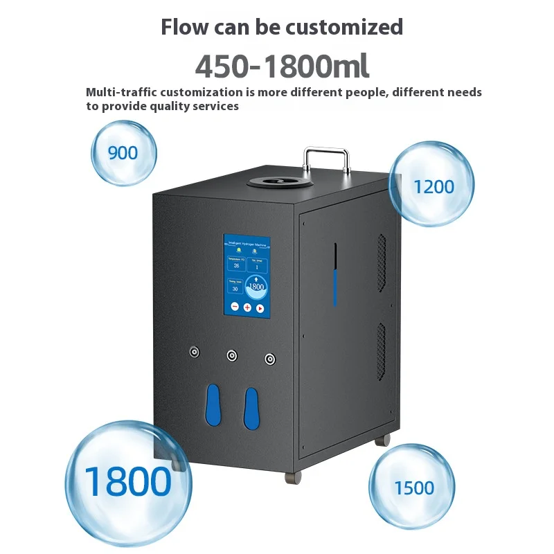 1800ml Smart Hydrogen Absorption Machine Portable 99.99% High Purity Water Generator Hydrogen Inhalation Machine
1800ml Smart Hydrogen Absorption Machine Portable 99.99% High Purity Water Generator Hydrogen Inhalation Machine