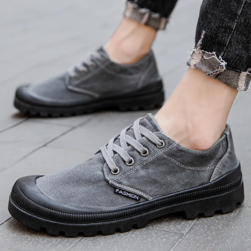 New Men's Canvas Shoes Casual Lace-up Men Flats Shoes Outdoor Non-slip Zapatos De Hombre Fashion Breathable Shoes for Men
New Men's Canvas Shoes Casual Lace-up Men Flats Shoes Outdoor Non-slip Zapatos De Hombre Fashion Breathable Shoes for Men