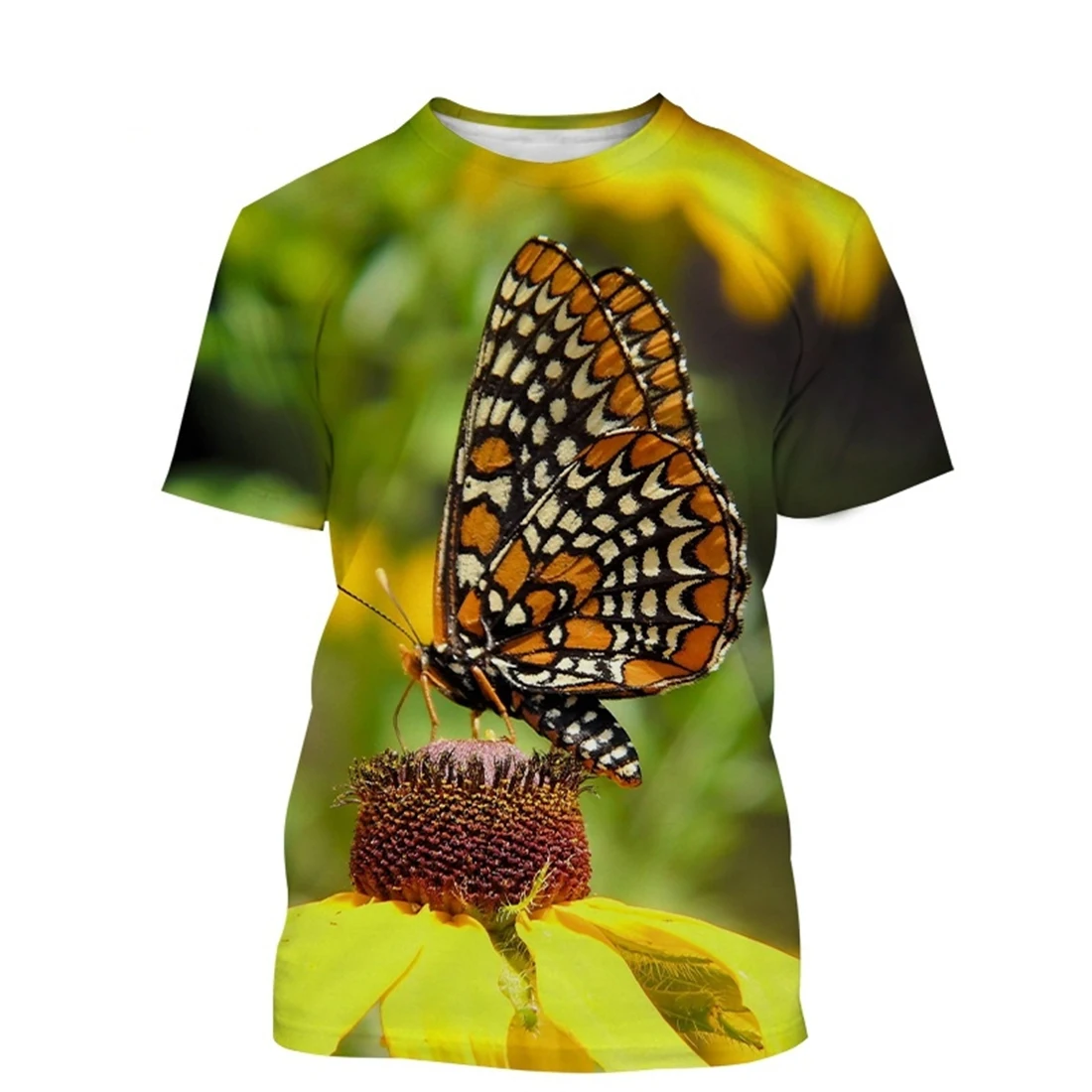 Summer Short Sleeve Harajuku Street Personality Trend Women Tops Butterfly 3d Print Men's T-Shirt Fashion Casual Insect T Shirt
Summer Short Sleeve Harajuku Street Personality Trend Women Tops Butterfly 3d Print Men's T-Shirt Fashion Casual Insect T Shirt