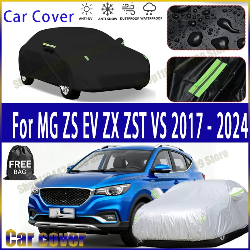 For MG ZS EV ZX ZST VS 2017-2024 Car Cover Waterproof UV Protection All Weather Dustproof Snow Rain Cover 190T Polyester
For MG ZS EV ZX ZST VS 2017-2024 Car Cover Waterproof UV Protection All Weather Dustproof Snow Rain Cover 190T Polyester