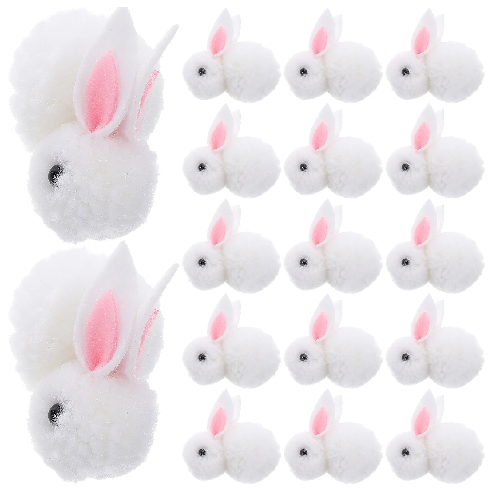 20 Pcs Rabbit Plush Bulk Bunny Stuffed Mini Rabbits Felt White Simulation Animals
20 Pcs Rabbit Plush Bulk Bunny Stuffed Mini Rabbits Felt White Simulation Animals