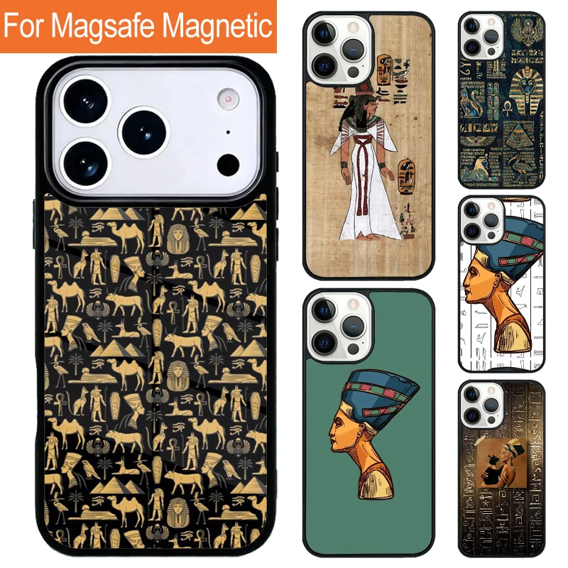 Egypt Nefertiti Ankh Magnetic Charging Phone Case For iPhone 17 Pro 16 15 13 12 11 Pro Max Air 14 Plus With Magsafe Cover
Egypt Nefertiti Ankh Magnetic Charging Phone Case For iPhone 17 Pro 16 15 13 12 11 Pro Max Air 14 Plus With Magsafe Cover