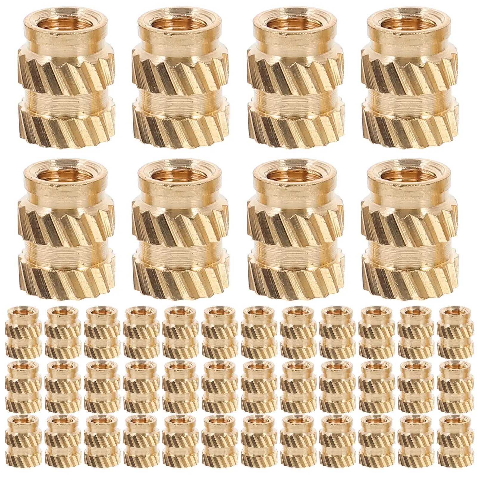 100 Pcs Threaded Insert Nut Heat-set Inserts Knurled Nuts Shell Female Hardware Copper
100 Pcs Threaded Insert Nut Heat-set Inserts Knurled Nuts Shell Female Hardware Copper