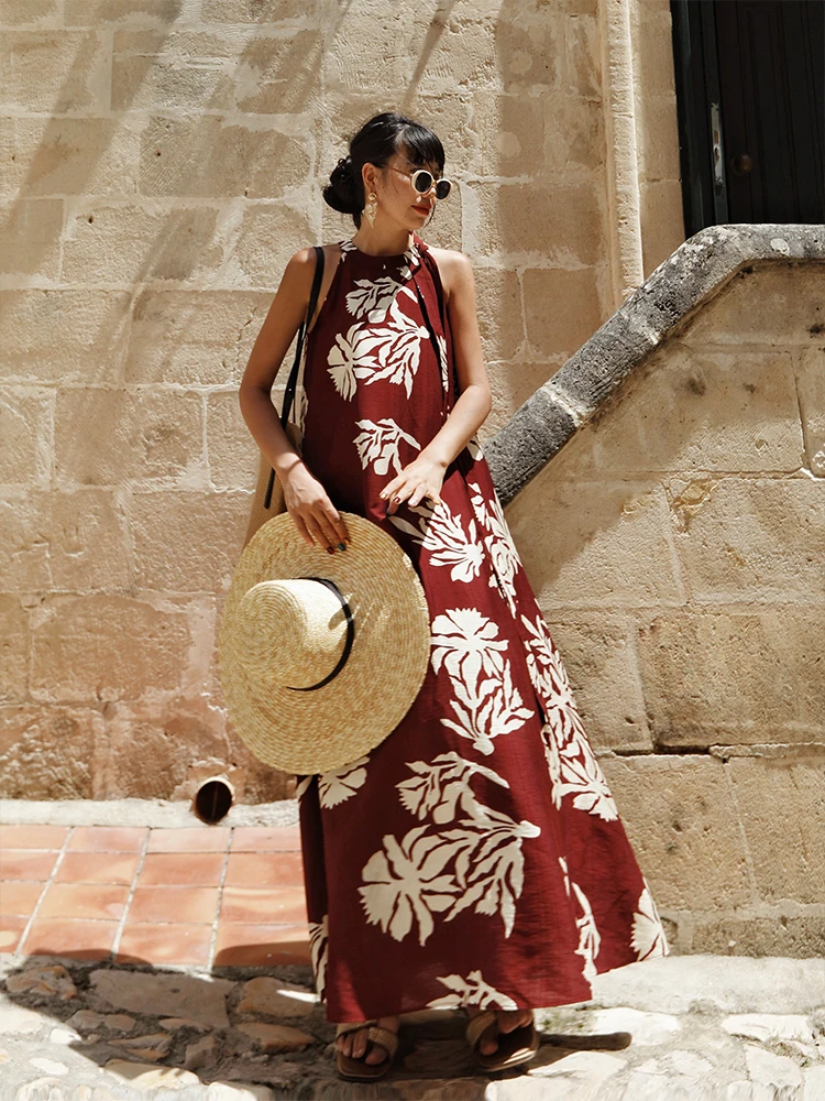 TIYIHAILEY Dresses Sleeveless Women Summer Ladies Printed Clothing Fashion 2025 New Dresses Maxi Bandage Loose A-line
TIYIHAILEY Dresses Sleeveless Women Summer Ladies Printed Clothing Fashion 2025 New Dresses Maxi Bandage Loose A-line