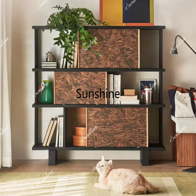 Medieval style modern simple style living room study solid wood against the wall bookshelf cabinet storage
Medieval style modern simple style living room study solid wood against the wall bookshelf cabinet storage
