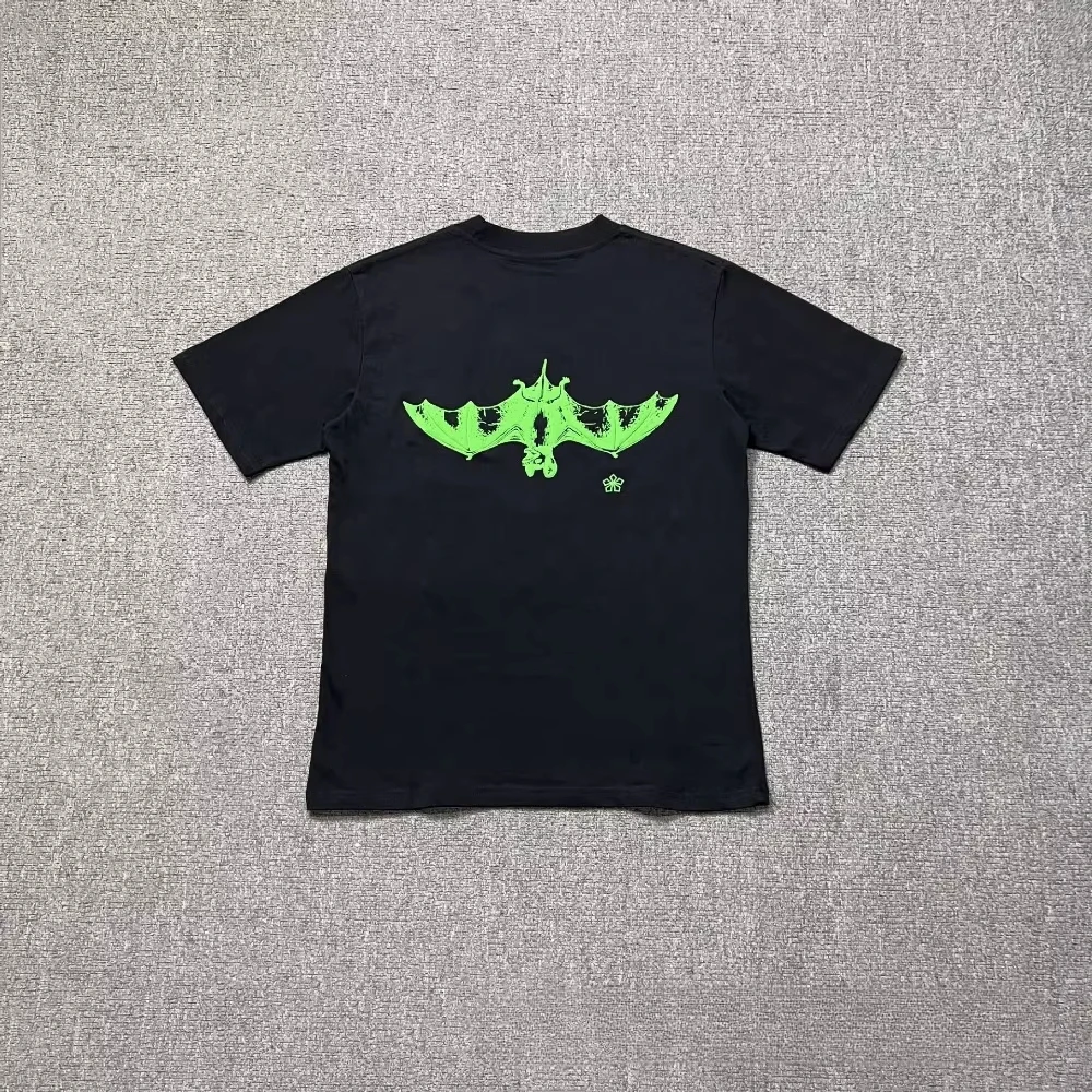 2025 Summer Trendy Brand Osbatt Bat Tshirt Hip Hop Print Men Women Short Sleeve T-Shirt Cotton Tops Clothing Oversized Tops 
2025 Summer Trendy Brand Osbatt Bat Tshirt Hip Hop Print Men Women Short Sleeve T-Shirt Cotton Tops Clothing Oversized Tops