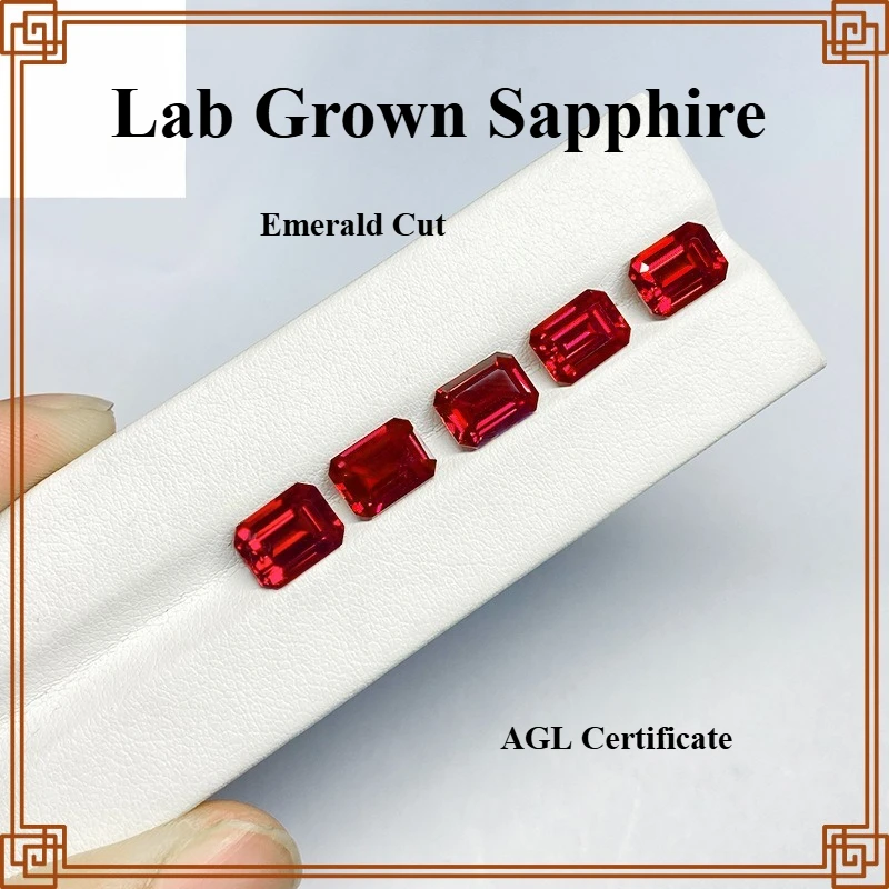 Synthetic Lab Grown Sapphire Emerald Cut Loose Gemstone
Synthetic Lab Grown Sapphire Emerald Cut Loose Gemstone