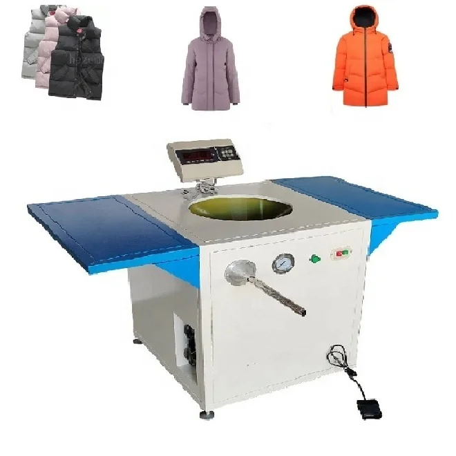 Small Automatic Down Jacket Feather Goose Weight Filling Machine
Small Automatic Down Jacket Feather Goose Weight Filling Machine