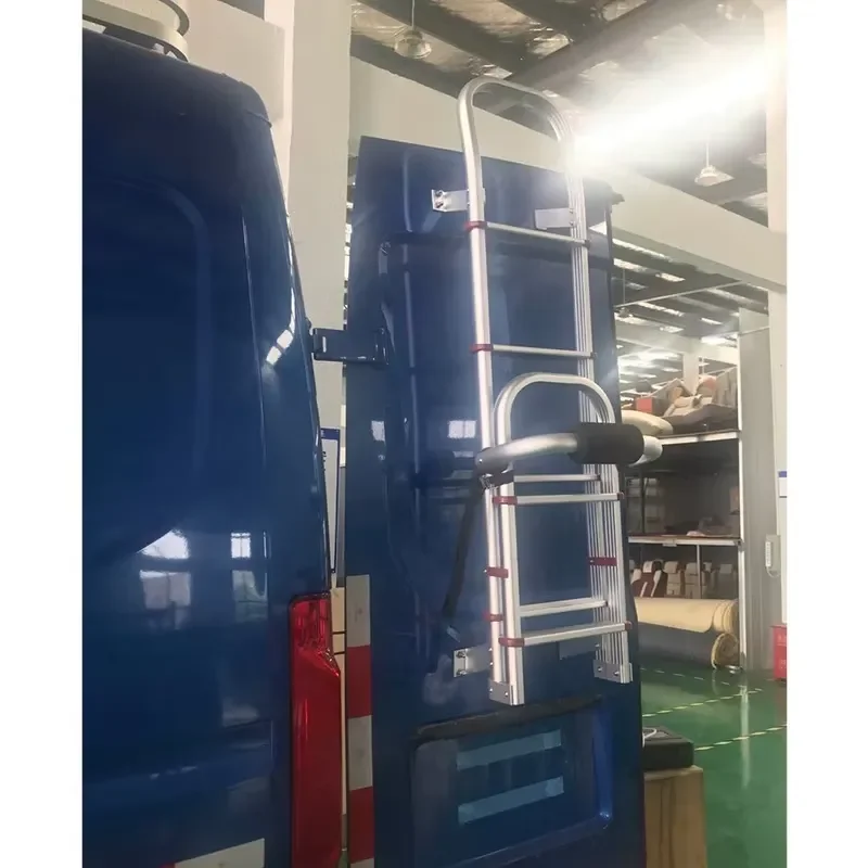 Folding Exterior Aluminum Ladder for Motorhome RV
Folding Exterior Aluminum Ladder for Motorhome RV