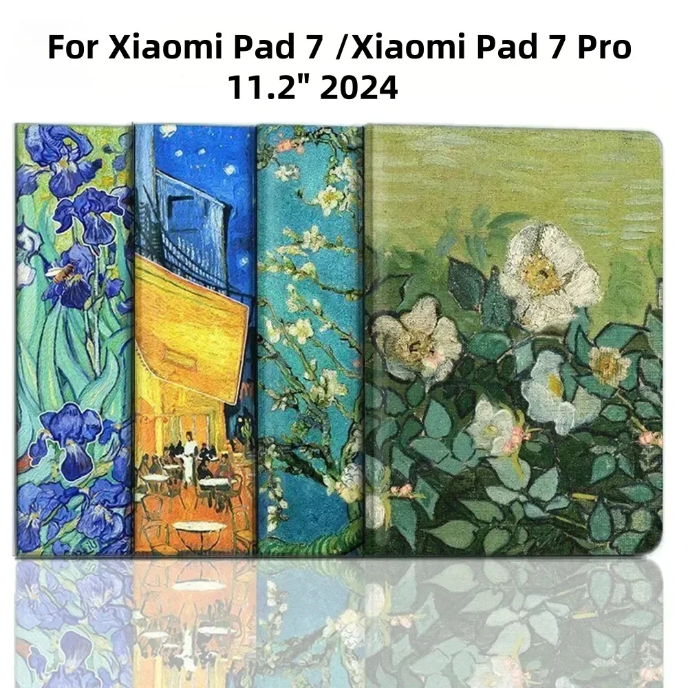 Для Xiaomi Pad 7 2024 11,2 дюйма HD Painting Flower Art Чехлы для планшетов с двойной подставкой для Xiaomi Pad 7 Pro Чехол с автоматическим режимом сна/пробуждения
Для Xiaomi Pad 7 2024 11,2 дюйма HD Painting Flower Art Чехлы для планшетов с двойной подставкой для Xiaomi Pad 7 Pro Чехол с автоматическим режимом сна/пробуждения