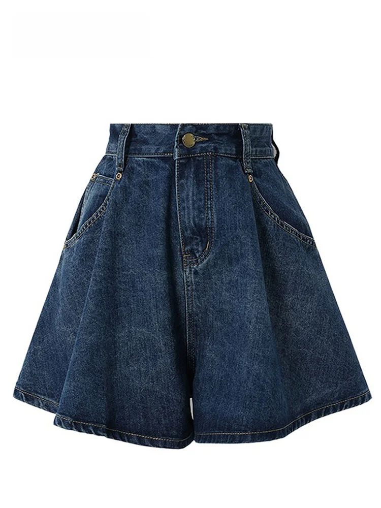 High Waist Retro Denim Shorts plus Size Women's Summer Pants Pear Shape Body Flattering Cara Club Korean Style Commute Wind
High Waist Retro Denim Shorts plus Size Women's Summer Pants Pear Shape Body Flattering Cara Club Korean Style Commute Wind