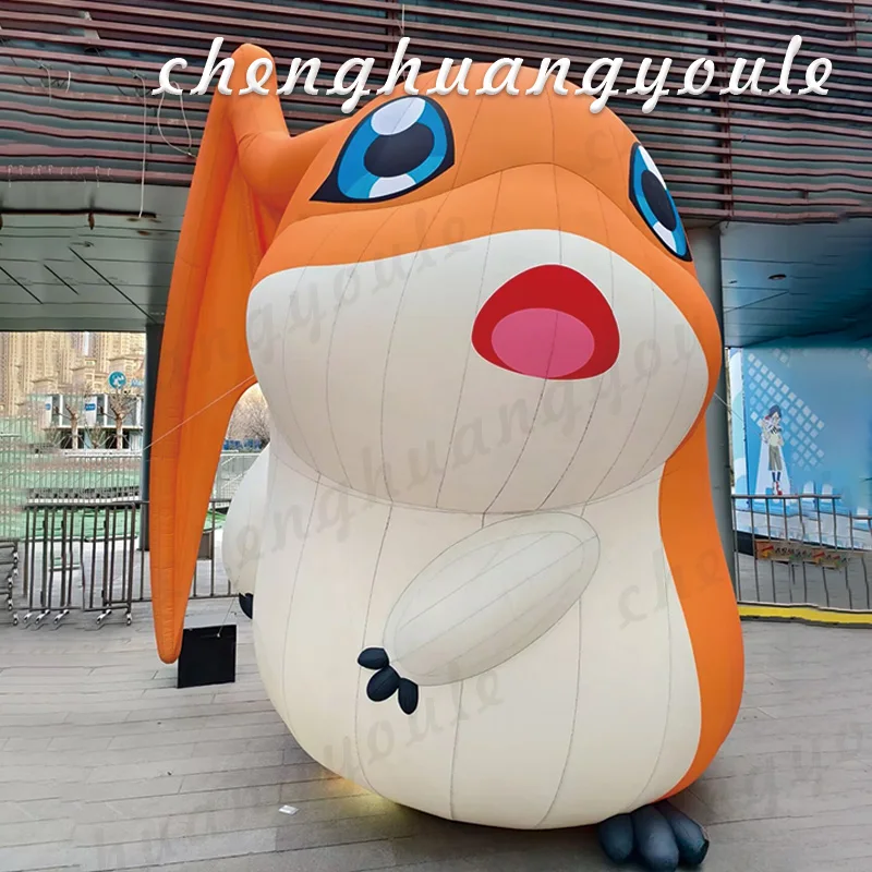 Inflatable orange monster air model with wings, animal mascot, outdoor square decoration drainage props
Inflatable orange monster air model with wings, animal mascot, outdoor square decoration drainage props