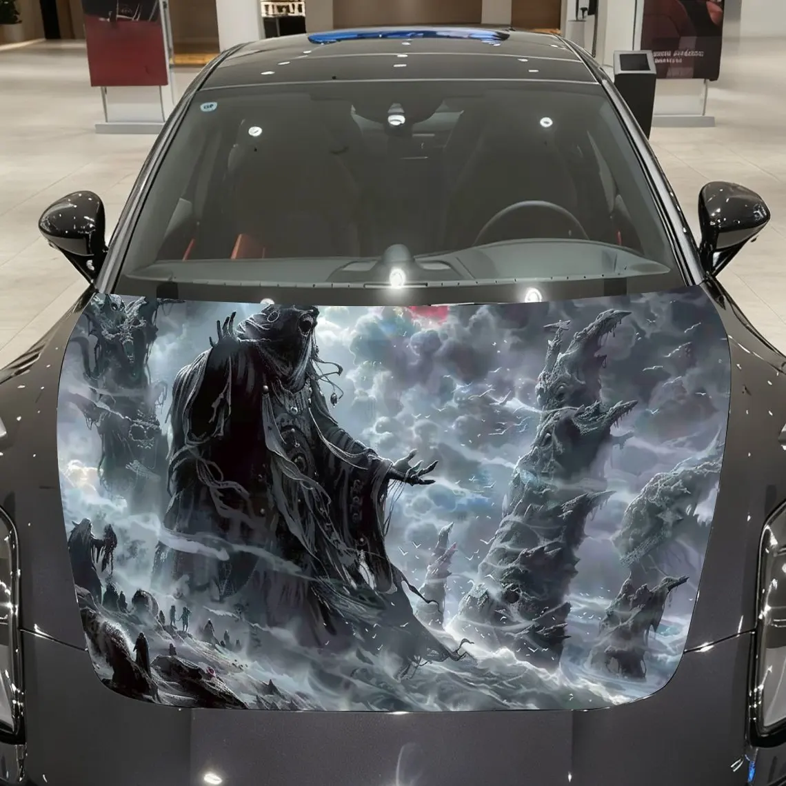 Skeleton Horde Car hood packaging sticker, PVC material, self-adhesive waterproof, anti-slip paint, car exterior decoration acce
Skeleton Horde Car hood packaging sticker, PVC material, self-adhesive waterproof, anti-slip paint, car exterior decoration acce