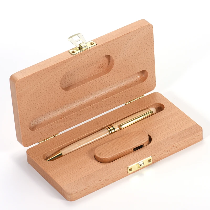 Beech Ballpoint Pen Case USB Flash Drive 128GB Creative Business Gifts Memory Stick Wooden Box Pen Drive 64GB Red Pendrive 32GB
Beech Ballpoint Pen Case USB Flash Drive 128GB Creative Business Gifts Memory Stick Wooden Box Pen Drive 64GB Red Pendrive 32GB