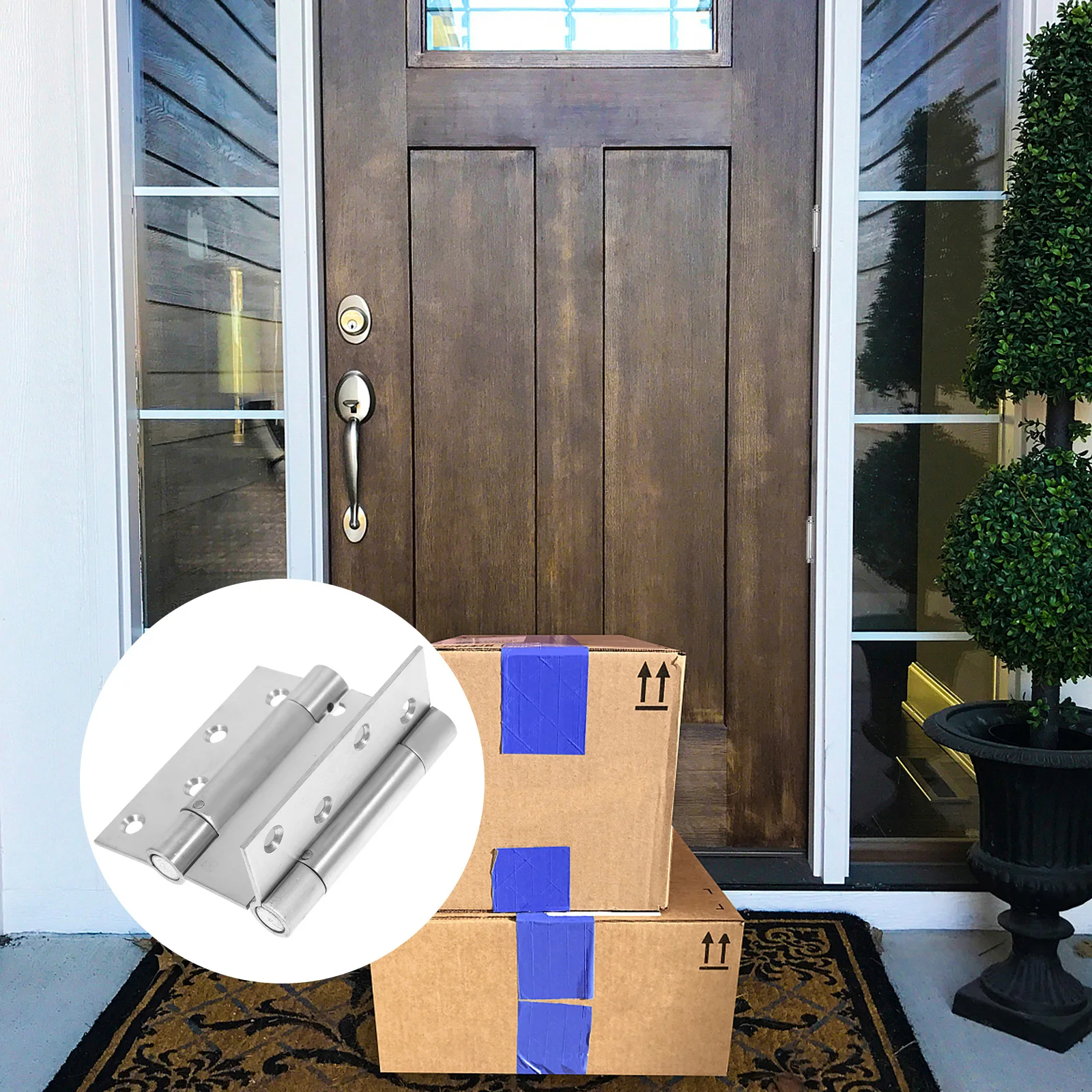Stainless Steel Spring Hinge 4 Inch Double Adjustable Self Closing Heavy Duty Door Swing Both Directions Anti Rust
Stainless Steel Spring Hinge 4 Inch Double Adjustable Self Closing Heavy Duty Door Swing Both Directions Anti Rust