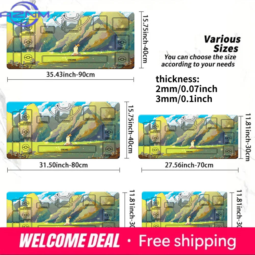 Cute Scenic Field Pokemon TCG Card Game Playmat Large Non-Slip Extended Keyboard Mouse Pad Desk Mat
Cute Scenic Field Pokemon TCG Card Game Playmat Large Non-Slip Extended Keyboard Mouse Pad Desk Mat