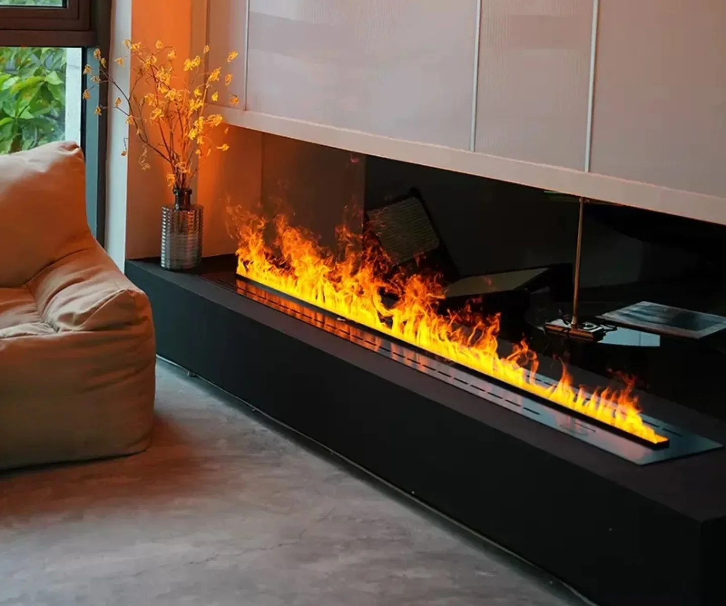 Flame Electric Fireplace With Humidifier Silent Water Mist Smart Vapor Fireplace Remote Control 0.8M
Flame Electric Fireplace With Humidifier Silent Water Mist Smart Vapor Fireplace Remote Control 0.8M