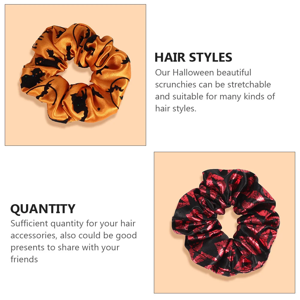 5pcs Fabric Elastic Hair Rings Halloween Ponytail Holders Styling Bronzing Ropes Durable Comfort Accessories Wedding Birthday 
5pcs Fabric Elastic Hair Rings Halloween Ponytail Holders Styling Bronzing Ropes Durable Comfort Accessories Wedding Birthday