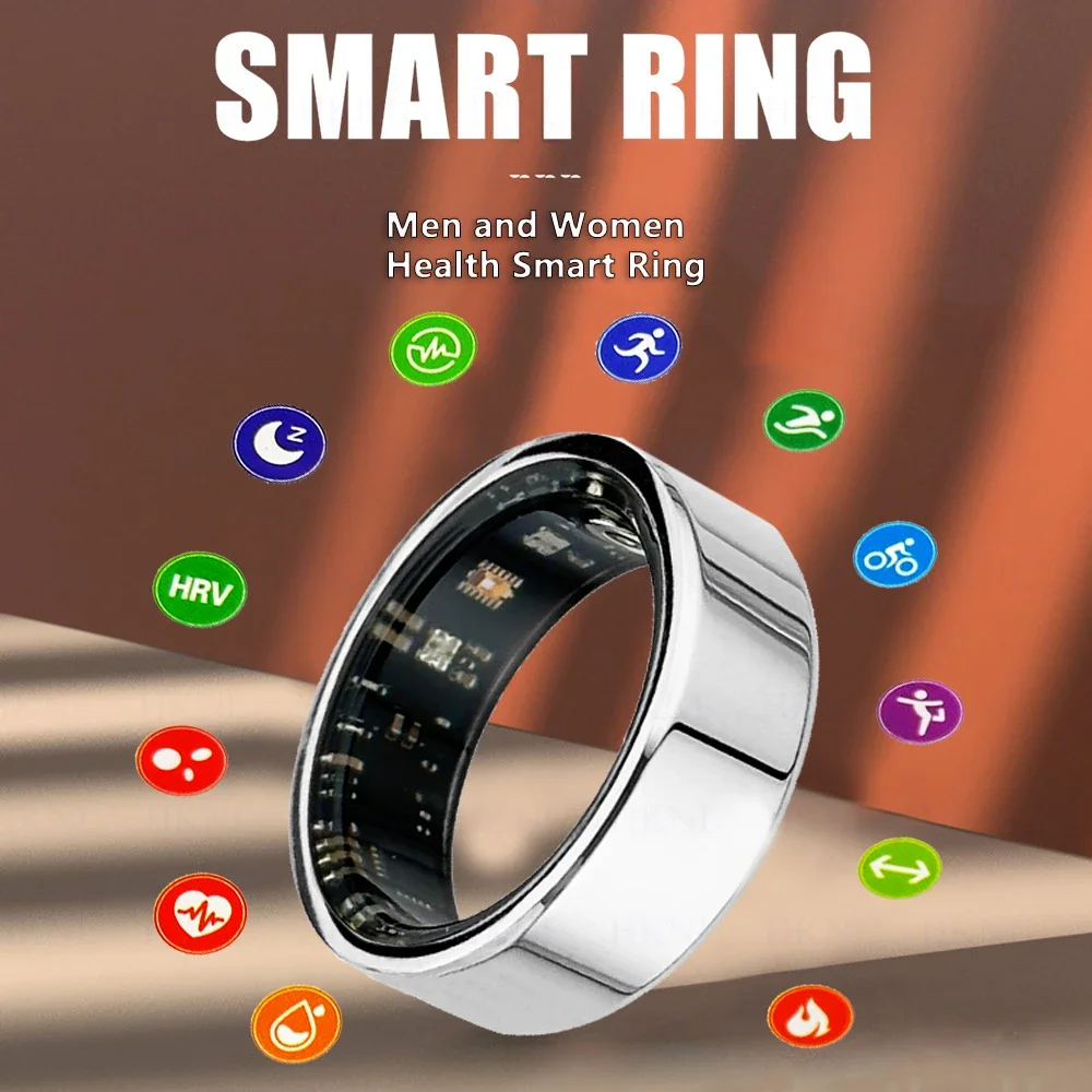 2024 Smart Ring Health Tracker Heart Rate Blood Oxygen Body Temperature Waterproof Suitable New Ring for Men Women IOS Android
2024 Smart Ring Health Tracker Heart Rate Blood Oxygen Body Temperature Waterproof Suitable New Ring for Men Women IOS Android